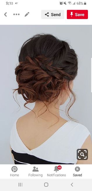 Wedding Day Hair: half up or full up-do? 4