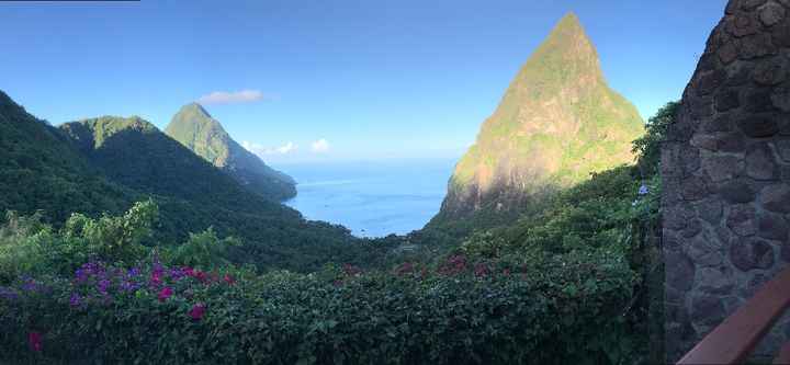 View from our room at Ladera