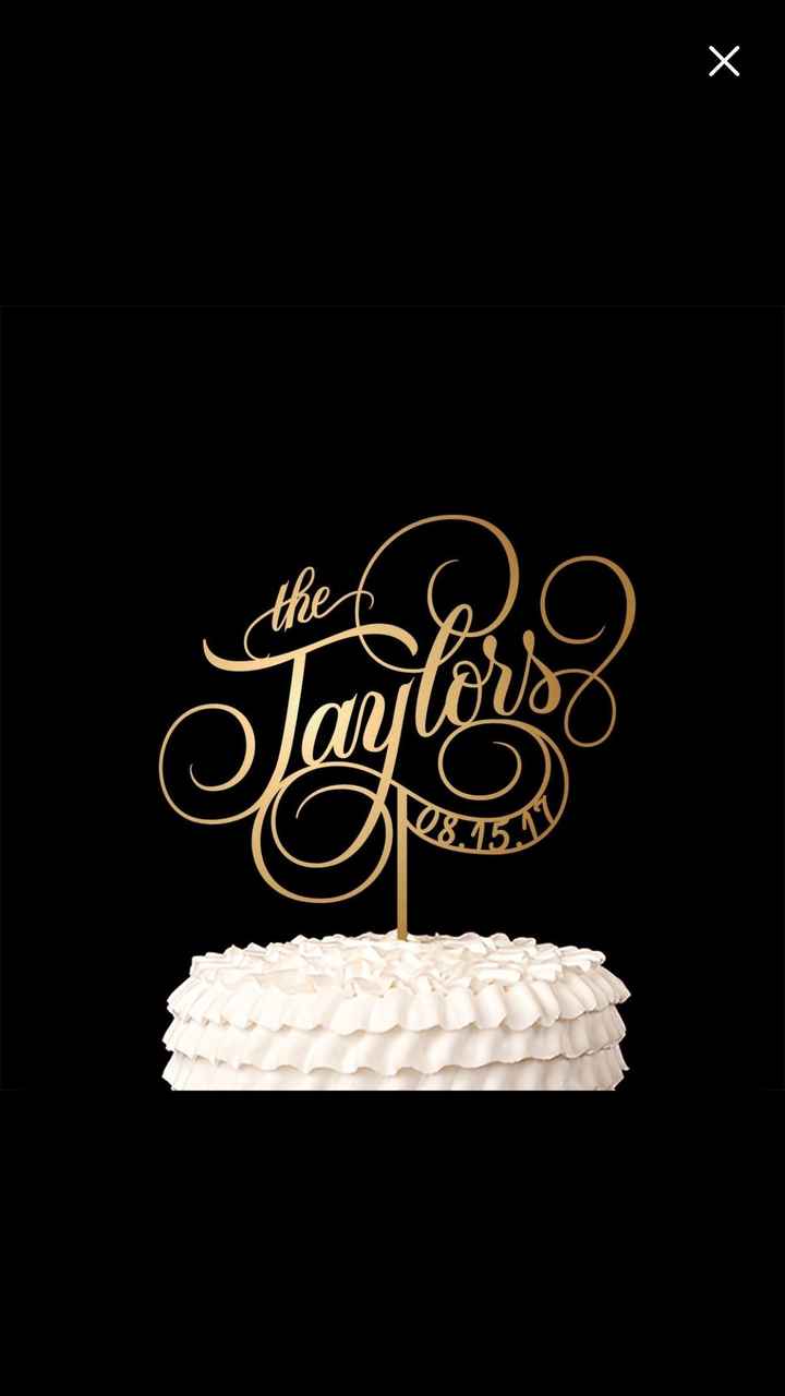 Cake Topper - let's see yours!