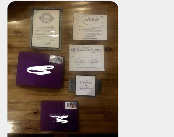 I'll show you mine if you show me yours...invitations, I mean.