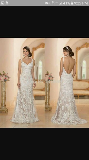Let me see what you're wearing on your wedding day