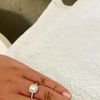 This is mine..cushion cut halo