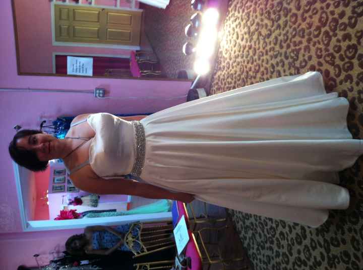 My wedding dress.....now I need a veil... HELP