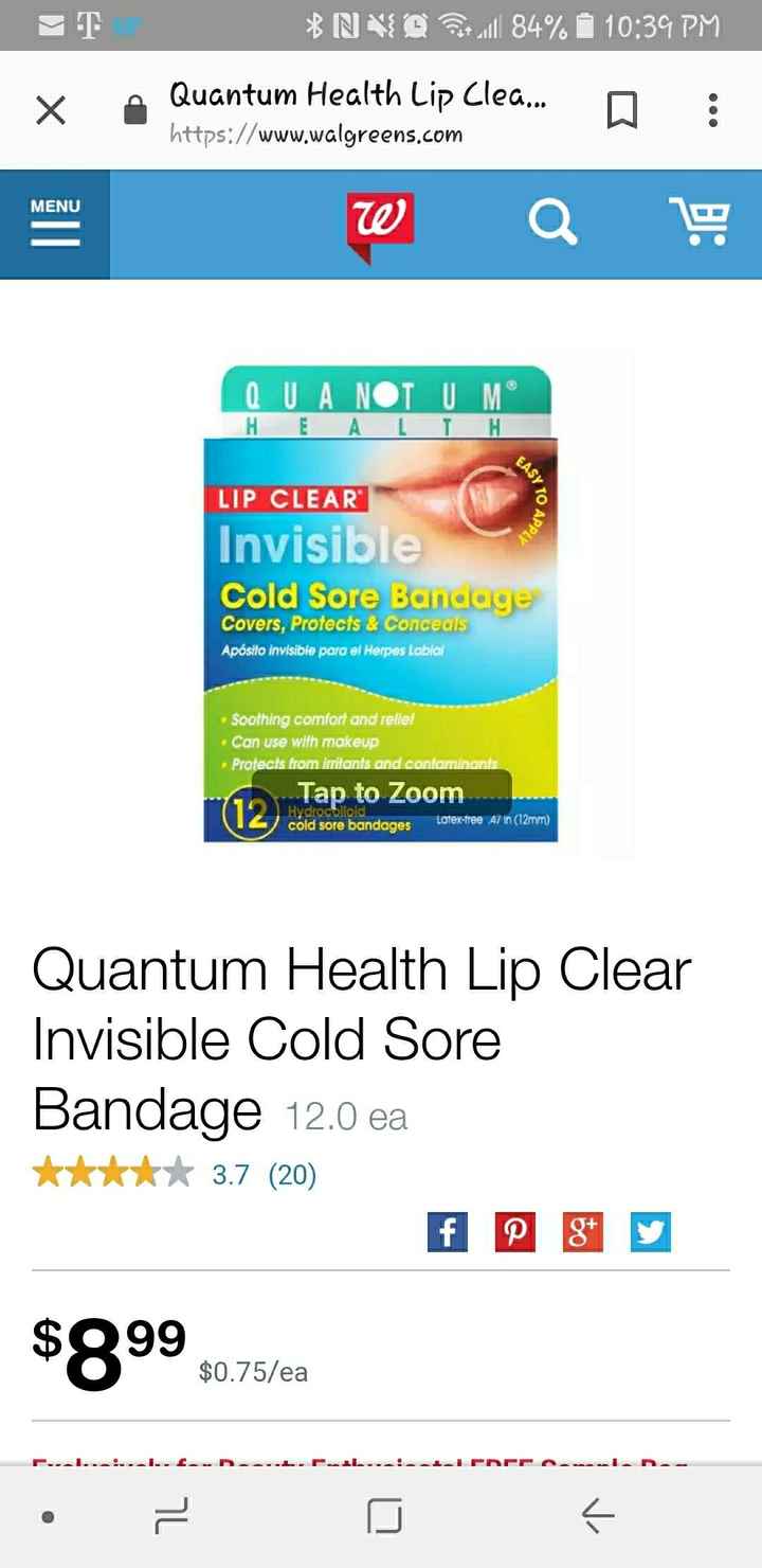 help please - cold sore - 1