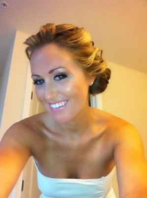 My wavy up-do hair/make up trial! :)