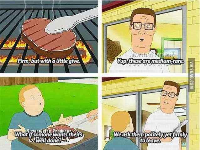 How should filet be cooked?