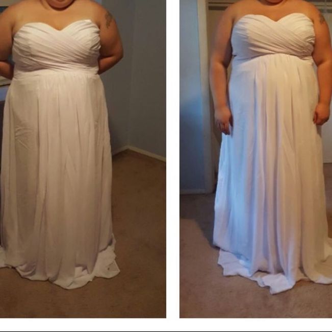 Let me see what you're wearing on your wedding day