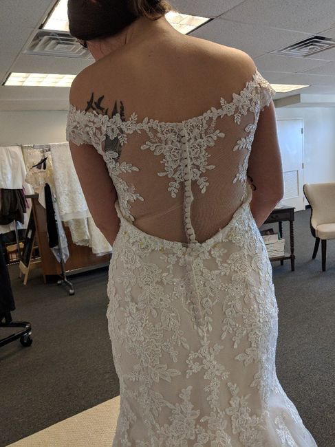 Does your wedding dress have lace, beading, or both? 12