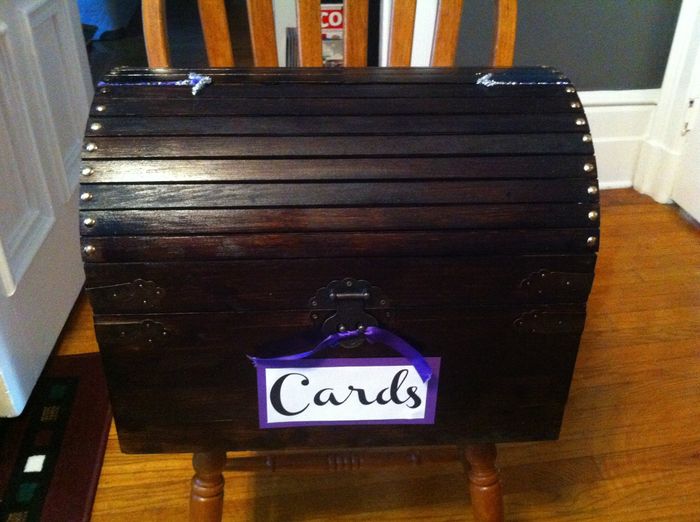 DIY card box finally finished!