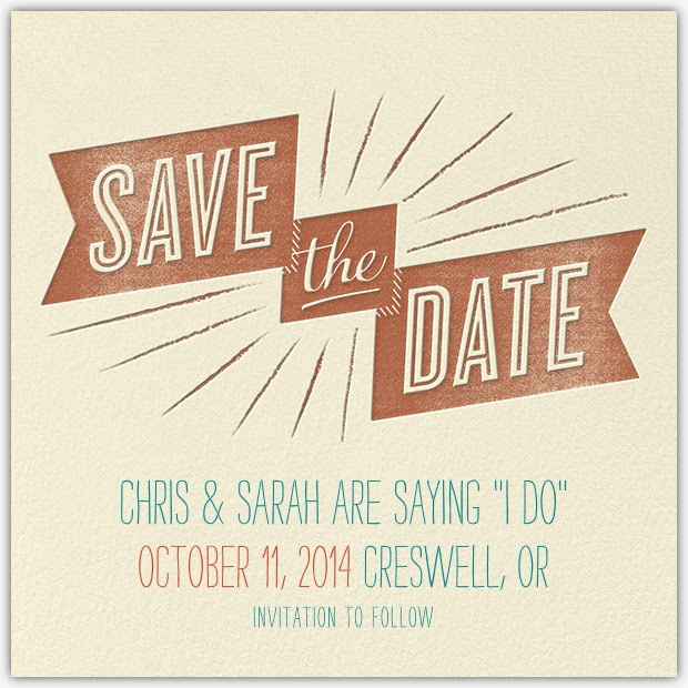 Let me see your.....Save the Dates!