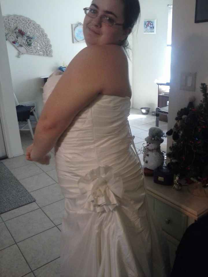 my wedding dress came in!! **pictures