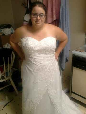 changed my dress. pictures included