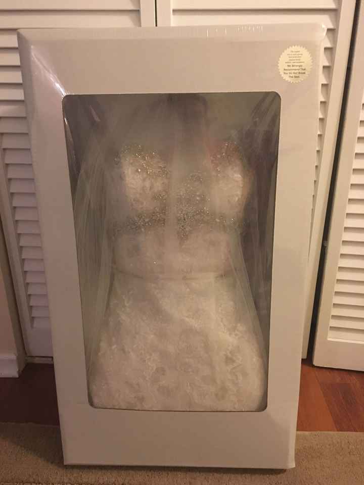 PSA: David's bridal gown preservation kit