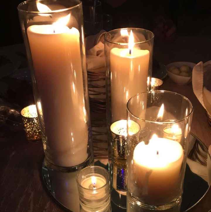  Candle Centerpieces instead of Flowers! - 2