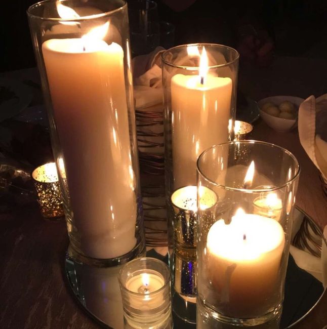 Candle Centerpieces instead of Flowers! 3