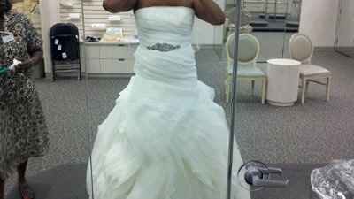 Show me your dress with you vs the model!