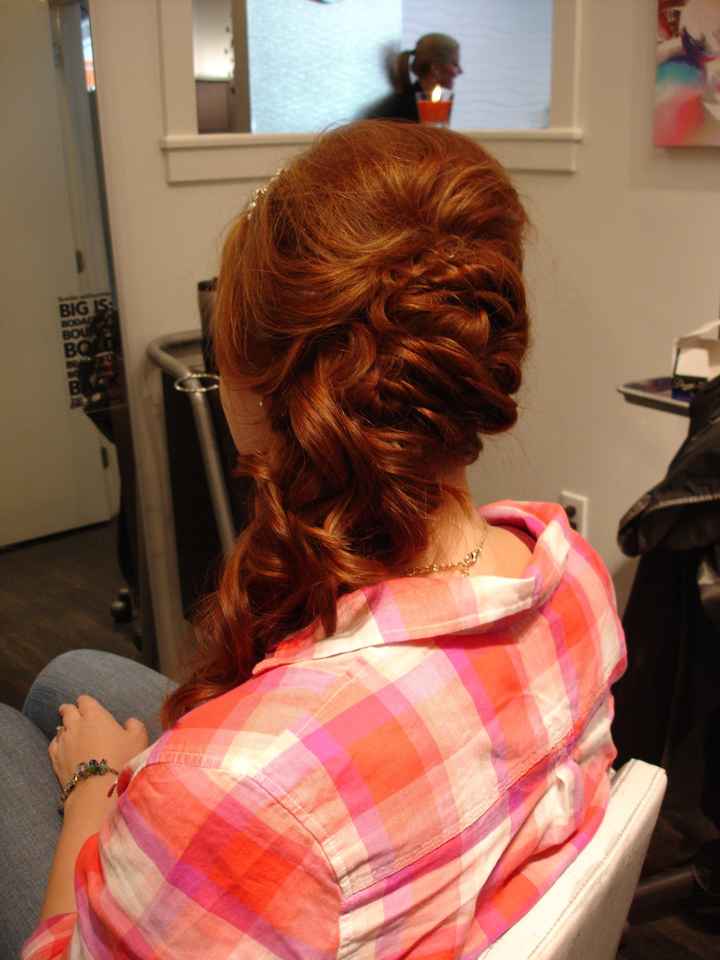 My Hair and Makeup trial pics!!