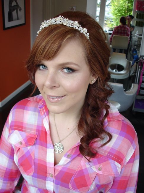 My Hair and Makeup trial pics!!