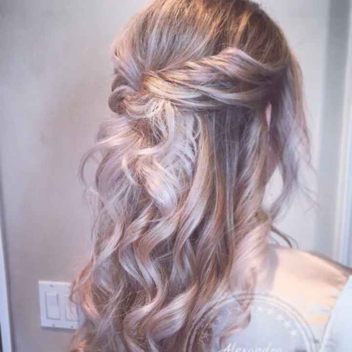 Half Up Wedding Hair Pictures - 1