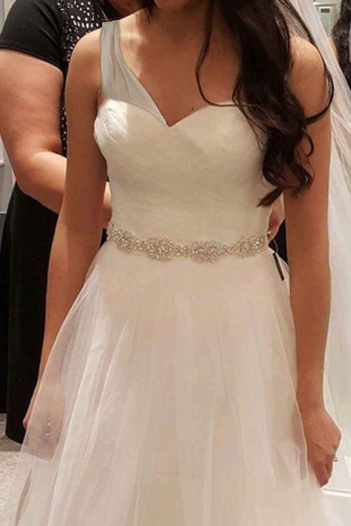 Adding straps to wedding dress, photoshop help? - 1