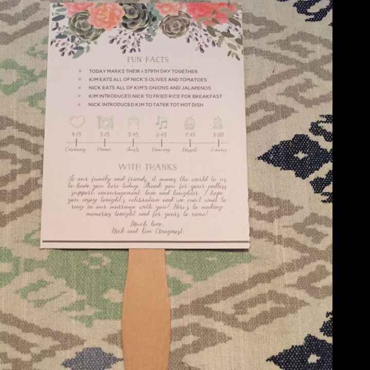 Show me your wedding program! - 2