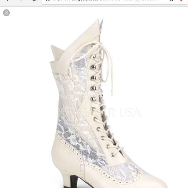 Show me your wedding shoes, any wedge heels in the house? - 1