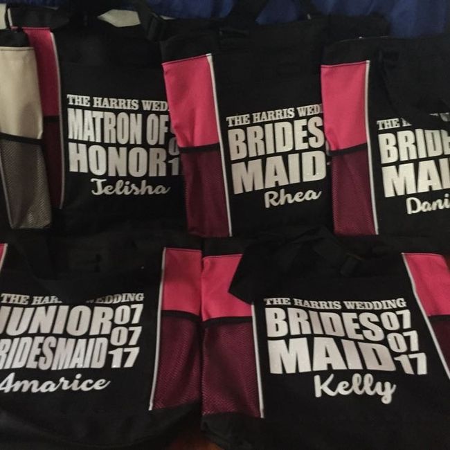 Bridal party said yess!