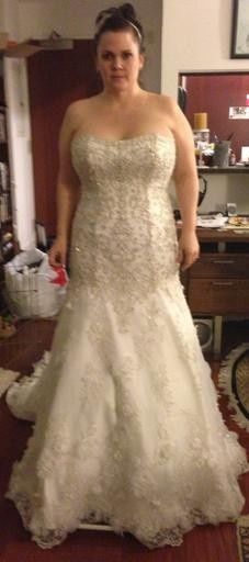 What did you add to your wedding dress?