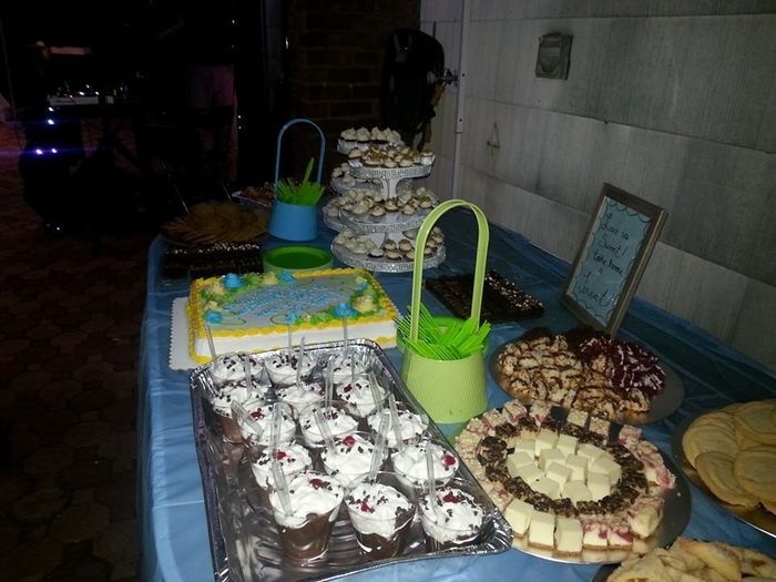 FH and I were showered!!