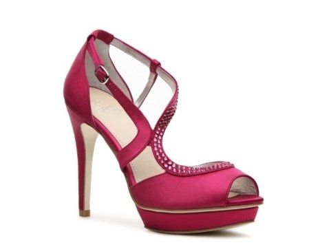 I showed my MOH my wedding shoes & she freaked out because they were purple......what color are you 
