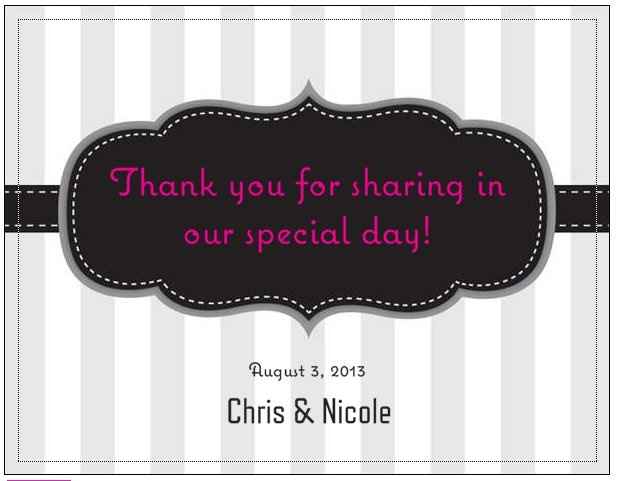 Thank you cards...Need opinions!