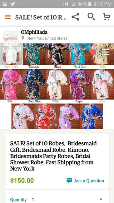 Bridesmaid gifts