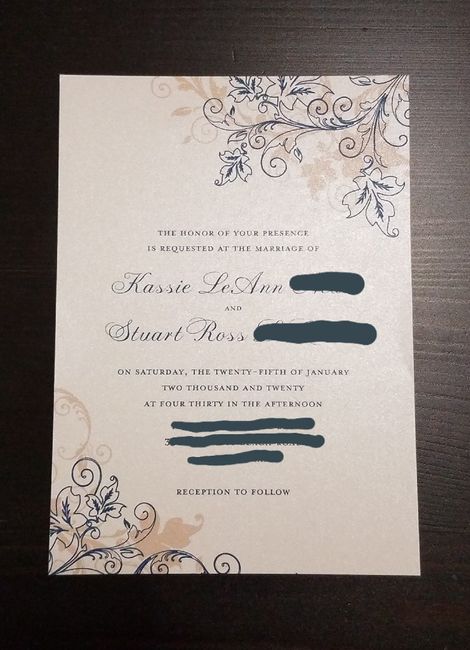 How much were your wedding invitations and Rsvps? - 1