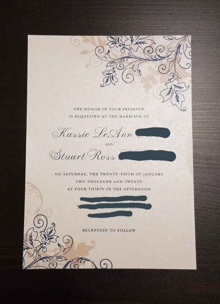 How much were your wedding invitations and Rsvps? - 1