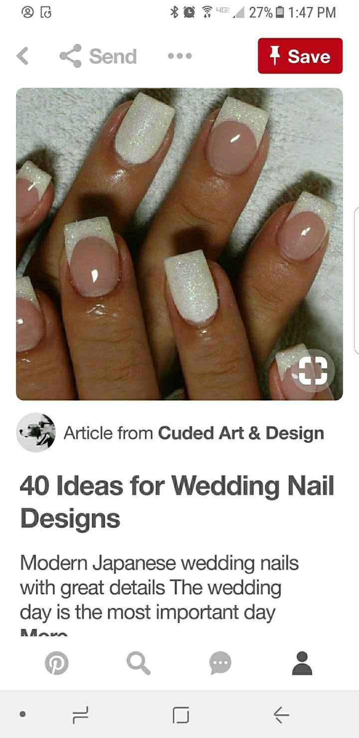  Beach wedding nails - 3