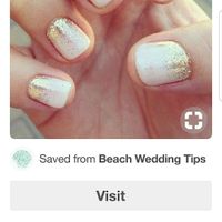  Beach wedding nails - 1