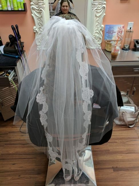 Hair and make up trial. Followed by dress