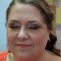 Hair and make up trial. Followed by dress