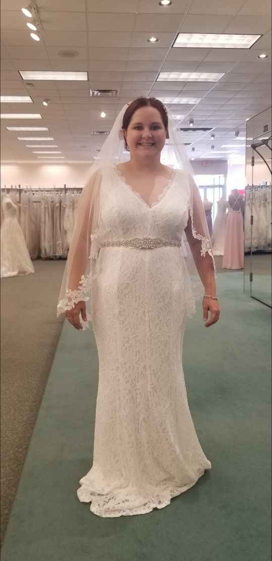 Did you cry when you got your dress? - 1