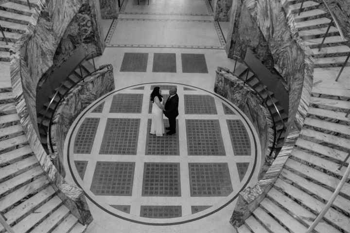 Inside the courthouse