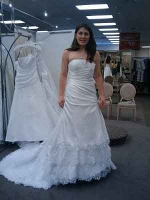 Calling all David's Bridal Brides... Let's see all the dresses and see who's dress twins! :D