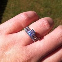 Let me see your ring! WITH the band(s)!