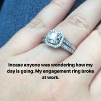 My engagement ring broke - 1