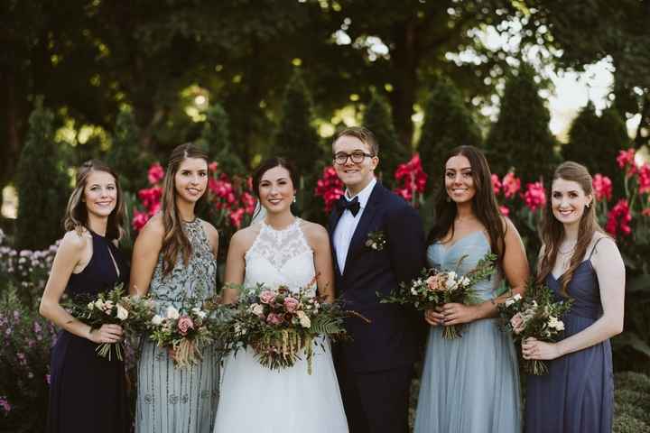 My bridal party - including my man of honor 