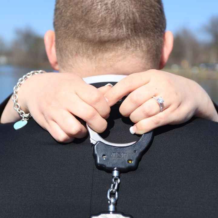 Engagement photo session "prop"