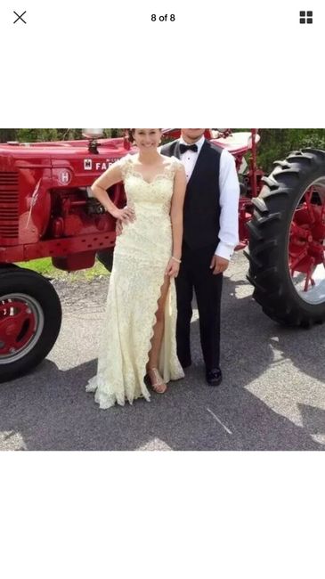 Did you end up with a completely different dress than planned? - 1