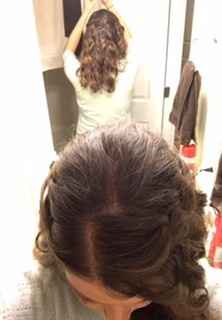 Hair and makeup trial