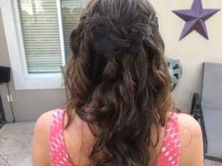 Hair and makeup trial