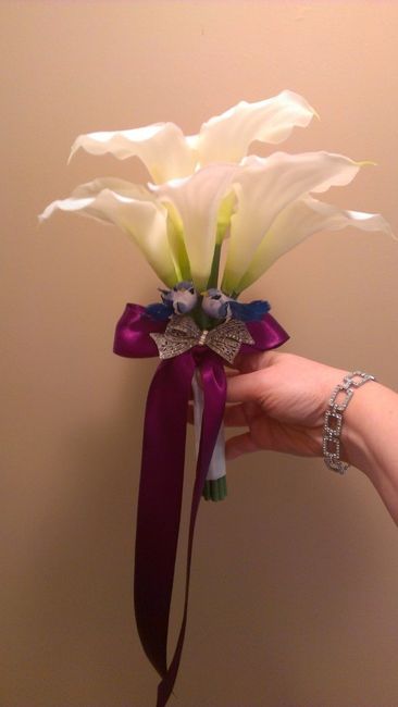 Finished my bridal bouquet