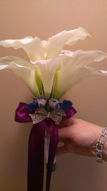 Finished my bridal bouquet